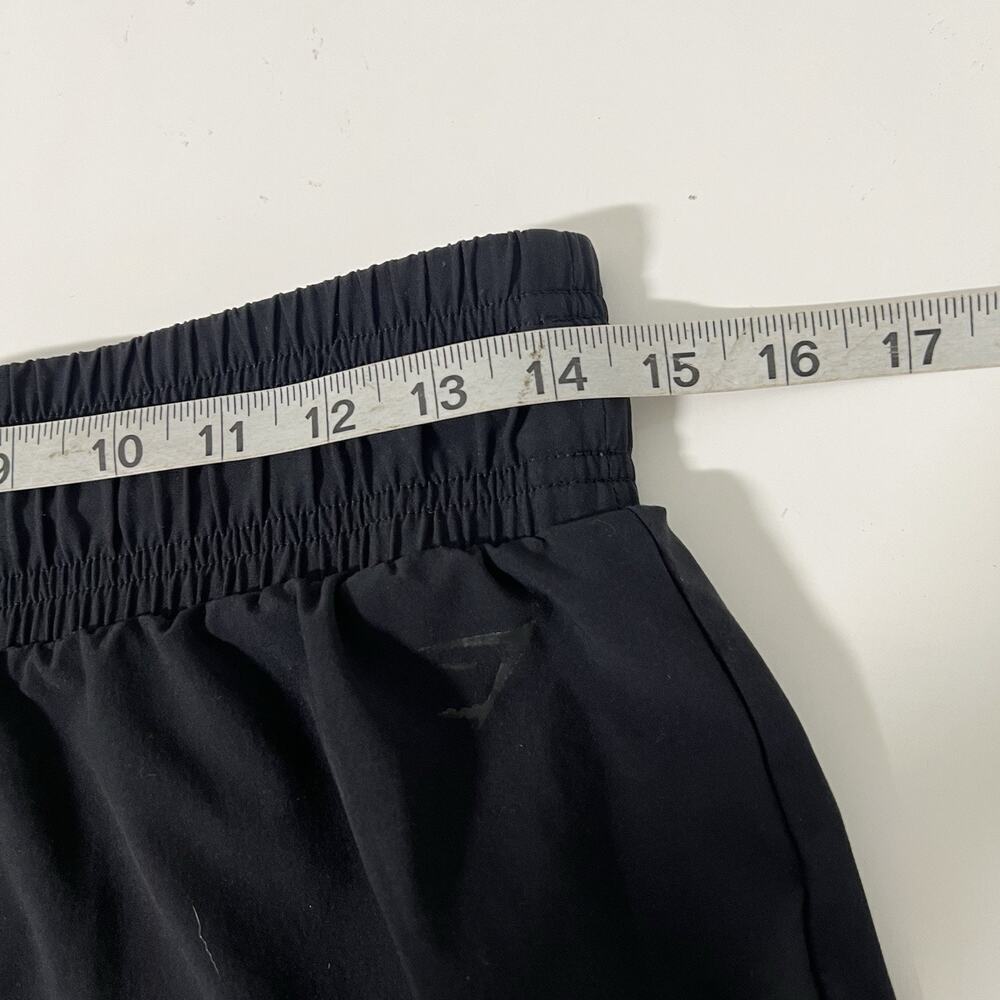 Gymshark 2-in-1 Running Shorts Women M Black Lined Athletic - Picture 9 of 10